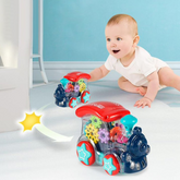 Children Cartoon Electric Universal Train Locomotive Toy – Perfect Educational Gift for Kids Ages 3-6